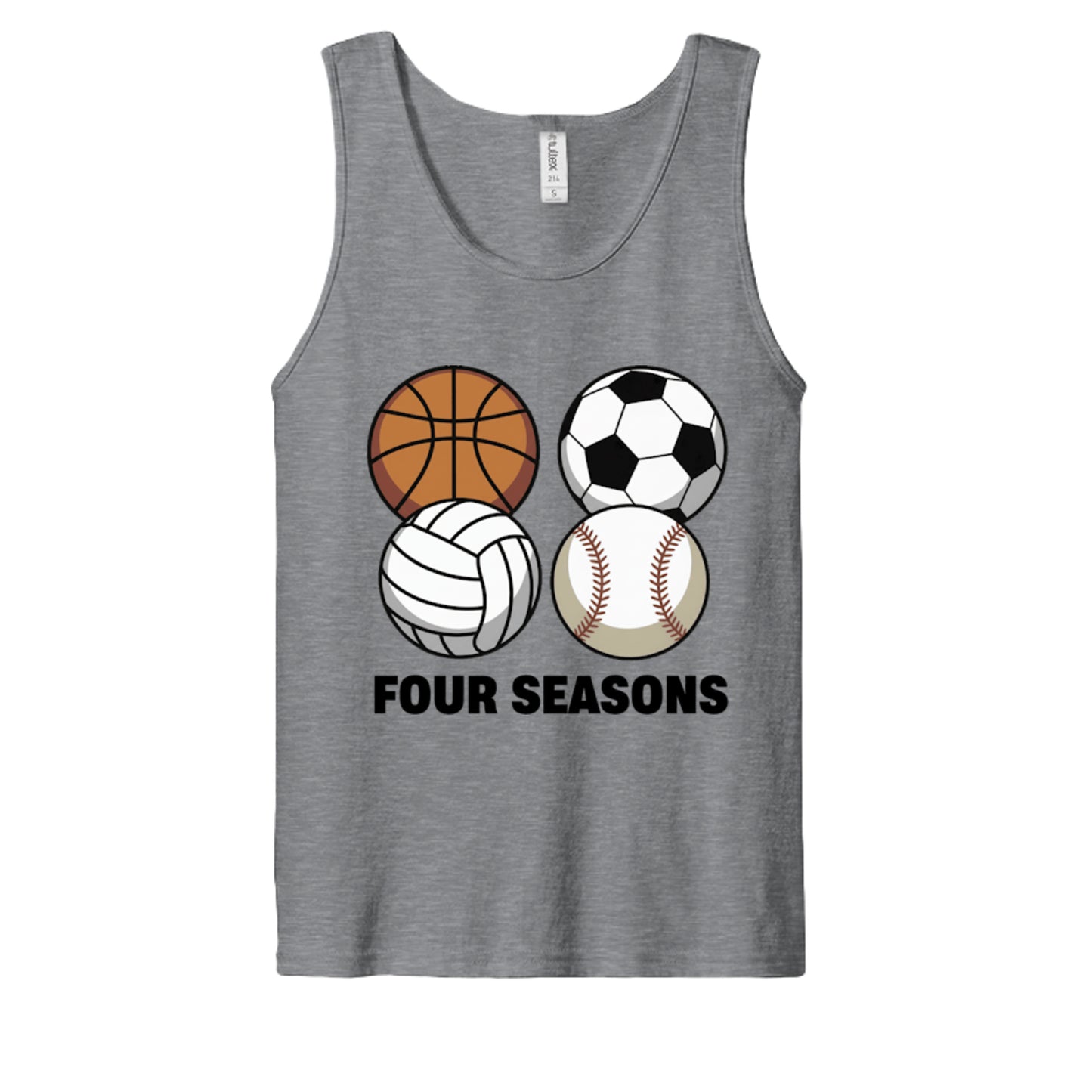 Heather Grey - S105 - FRONT