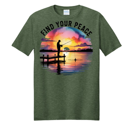 Forest Green Heather - PC455 - FRONT