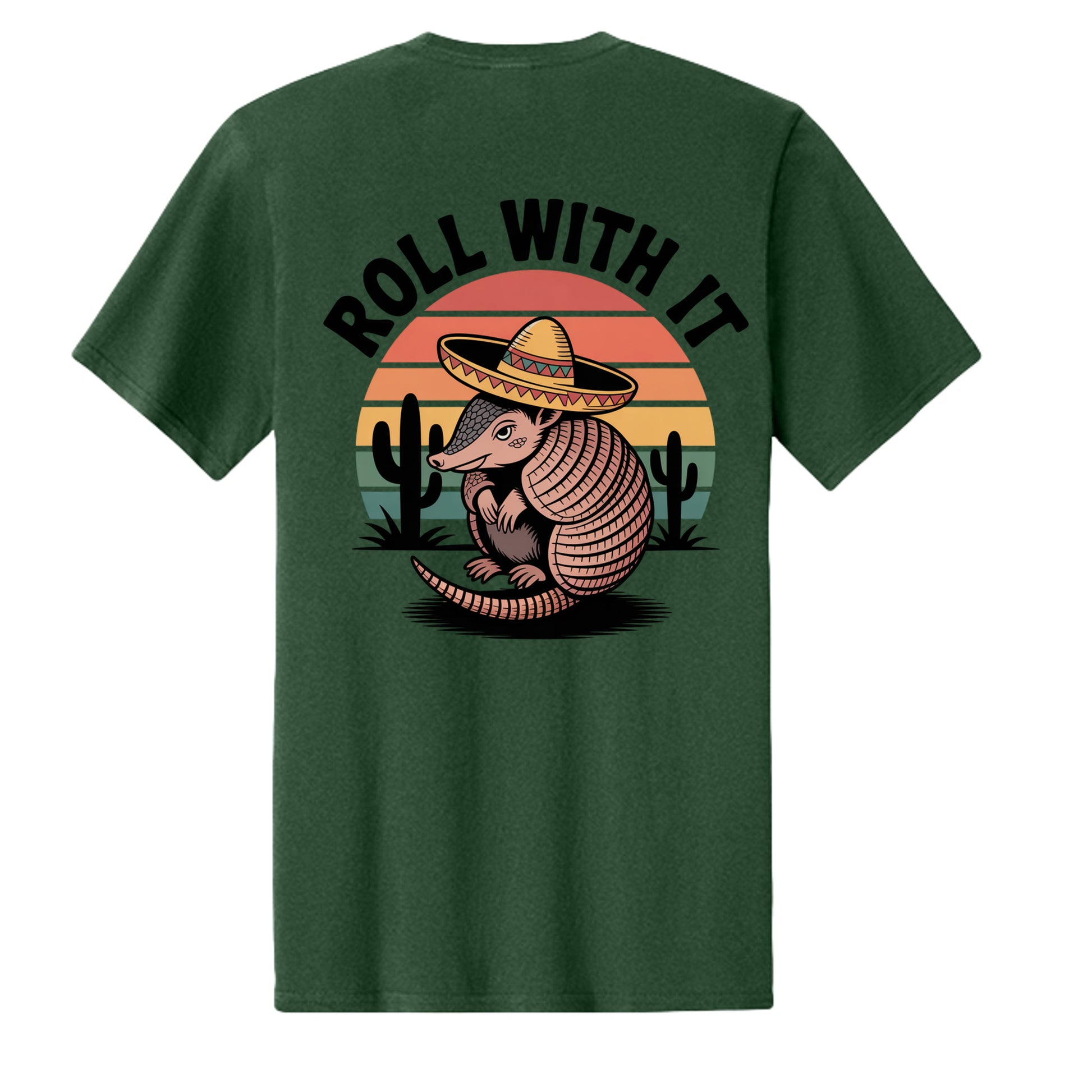 Olive Drab Green Heather - PC43 - BACK