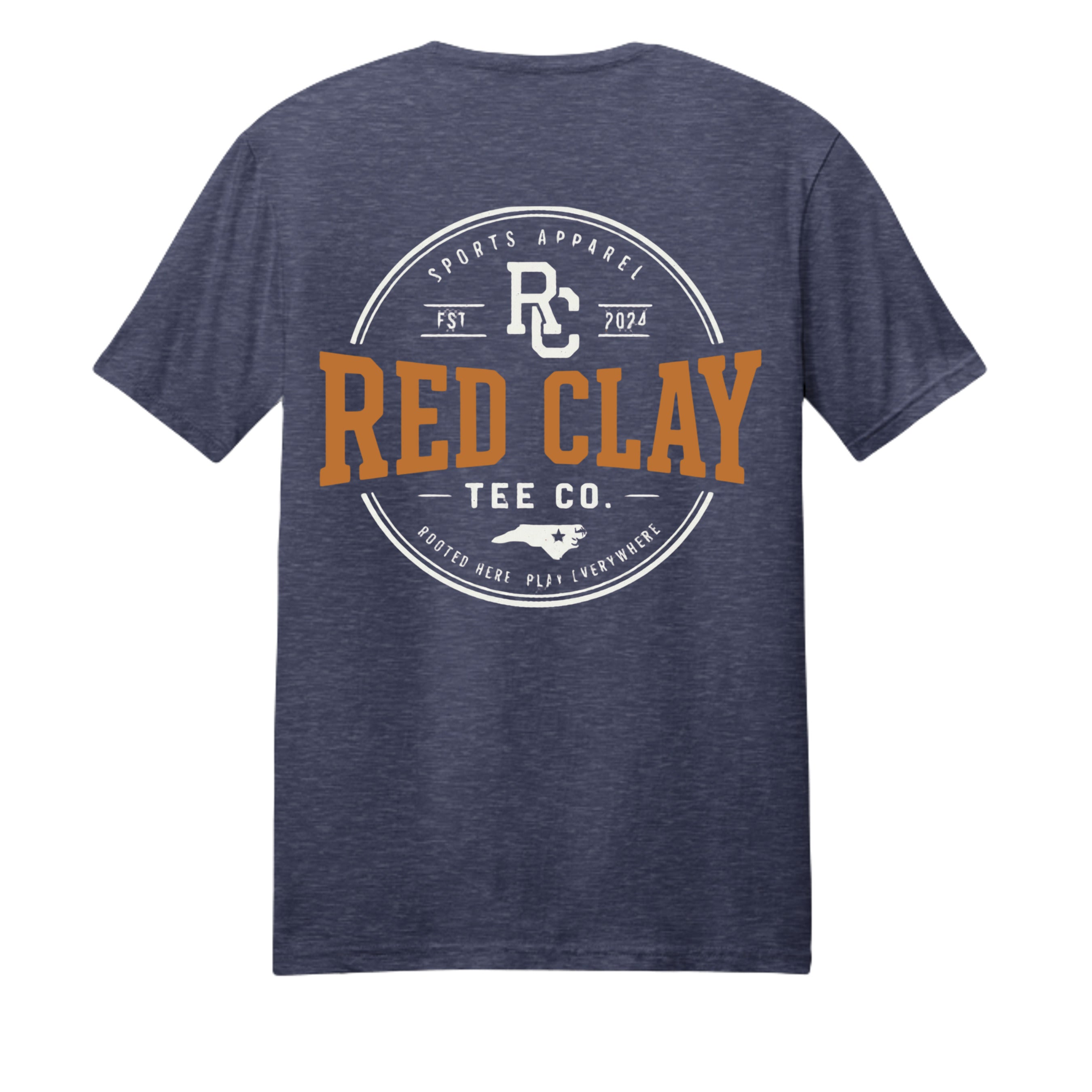Team Navy Heather - PC455 - BACK