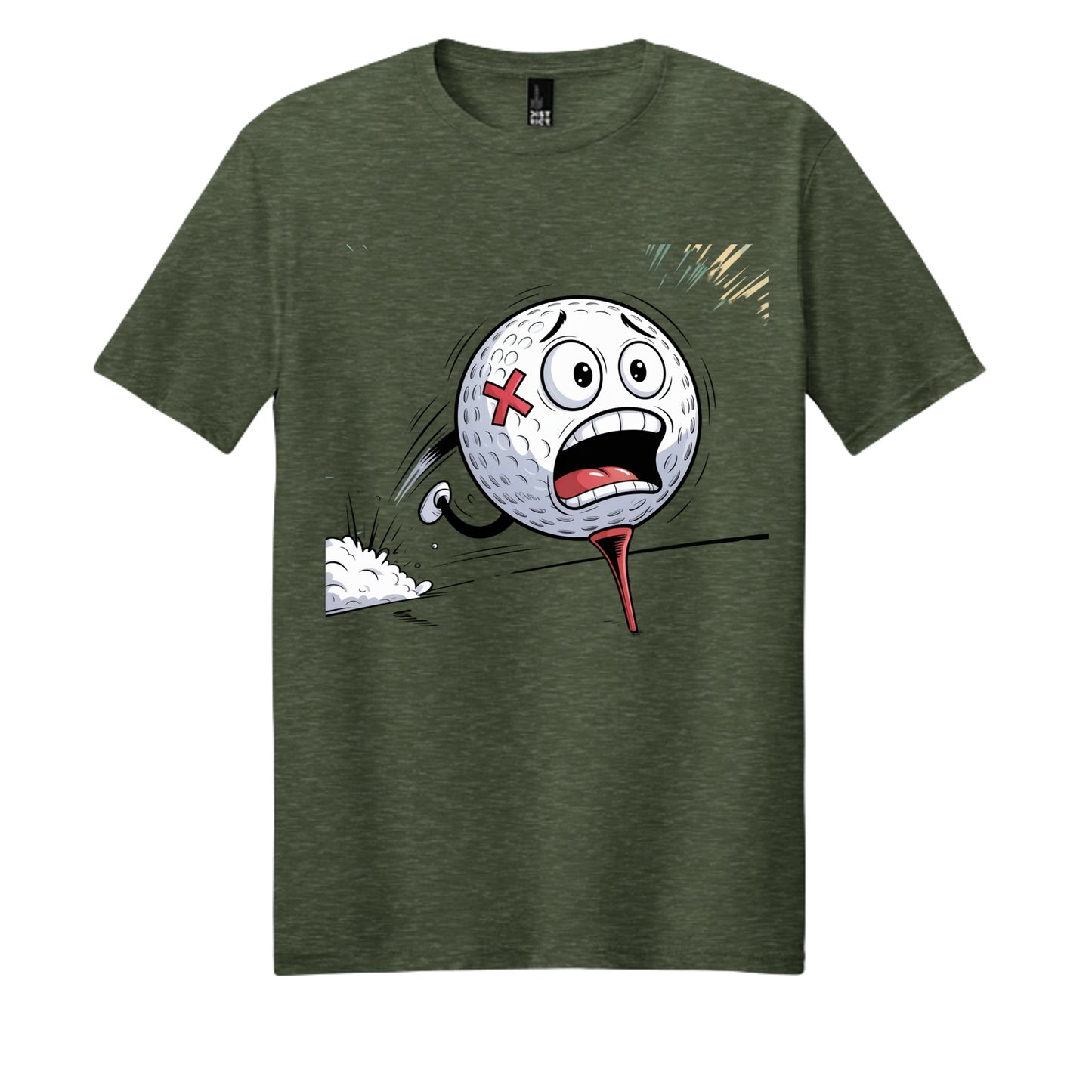 Heathered Forest Green - DM108 - FRONT