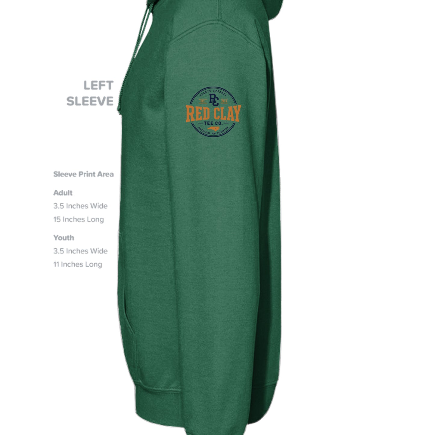 Fan Dark Green - G185B - SLEEVE_LEFT
