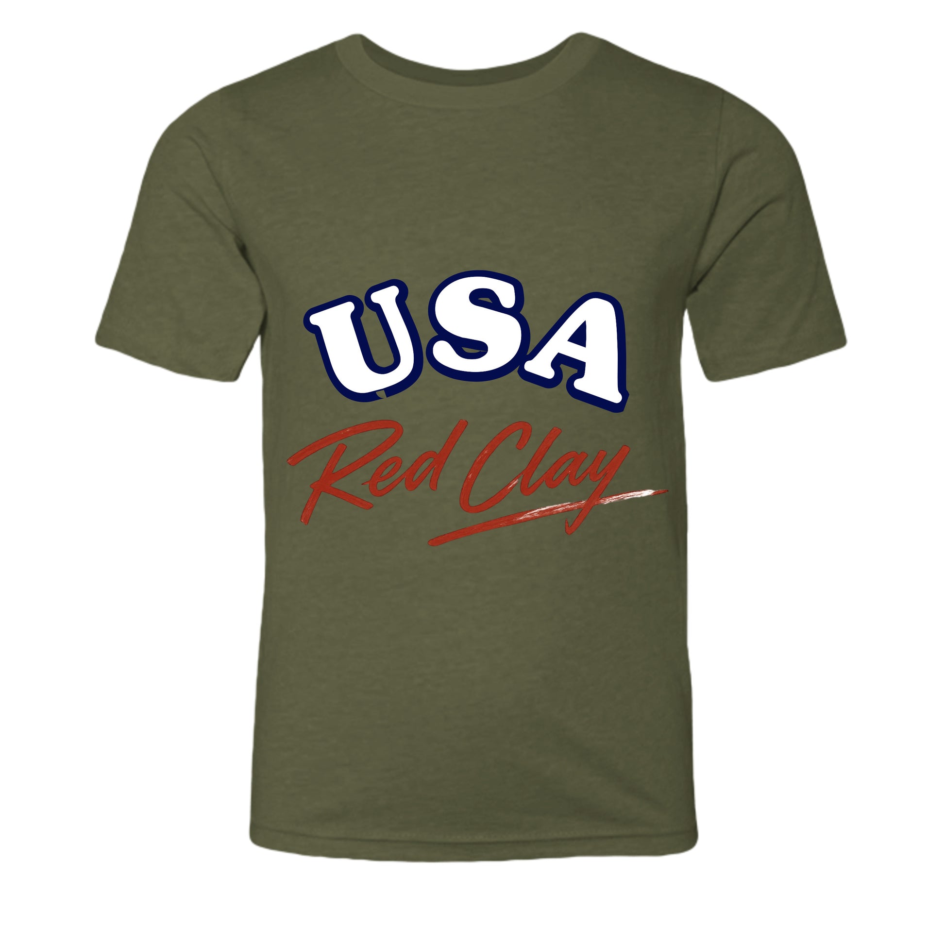 Heather Military Green - 3001YCVC - FRONT