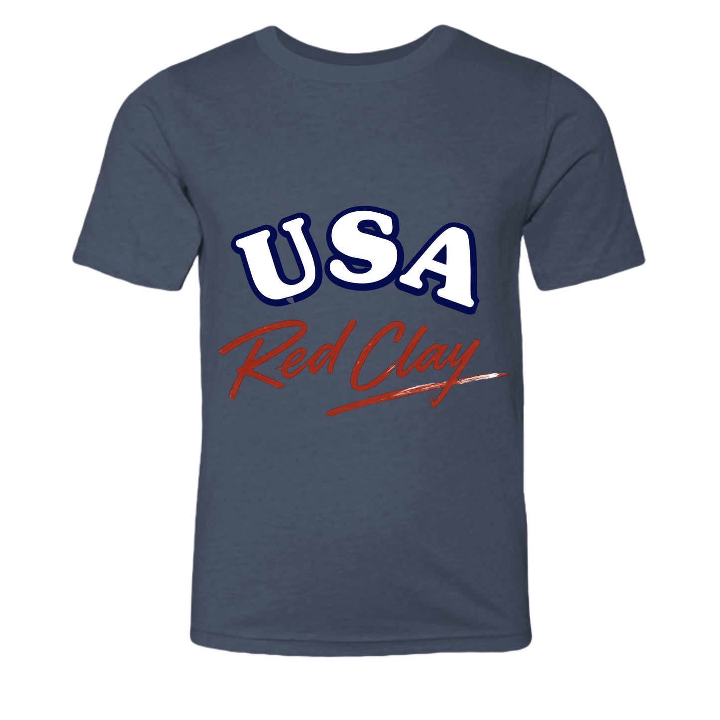 Heather Navy - 3001YCVC - FRONT