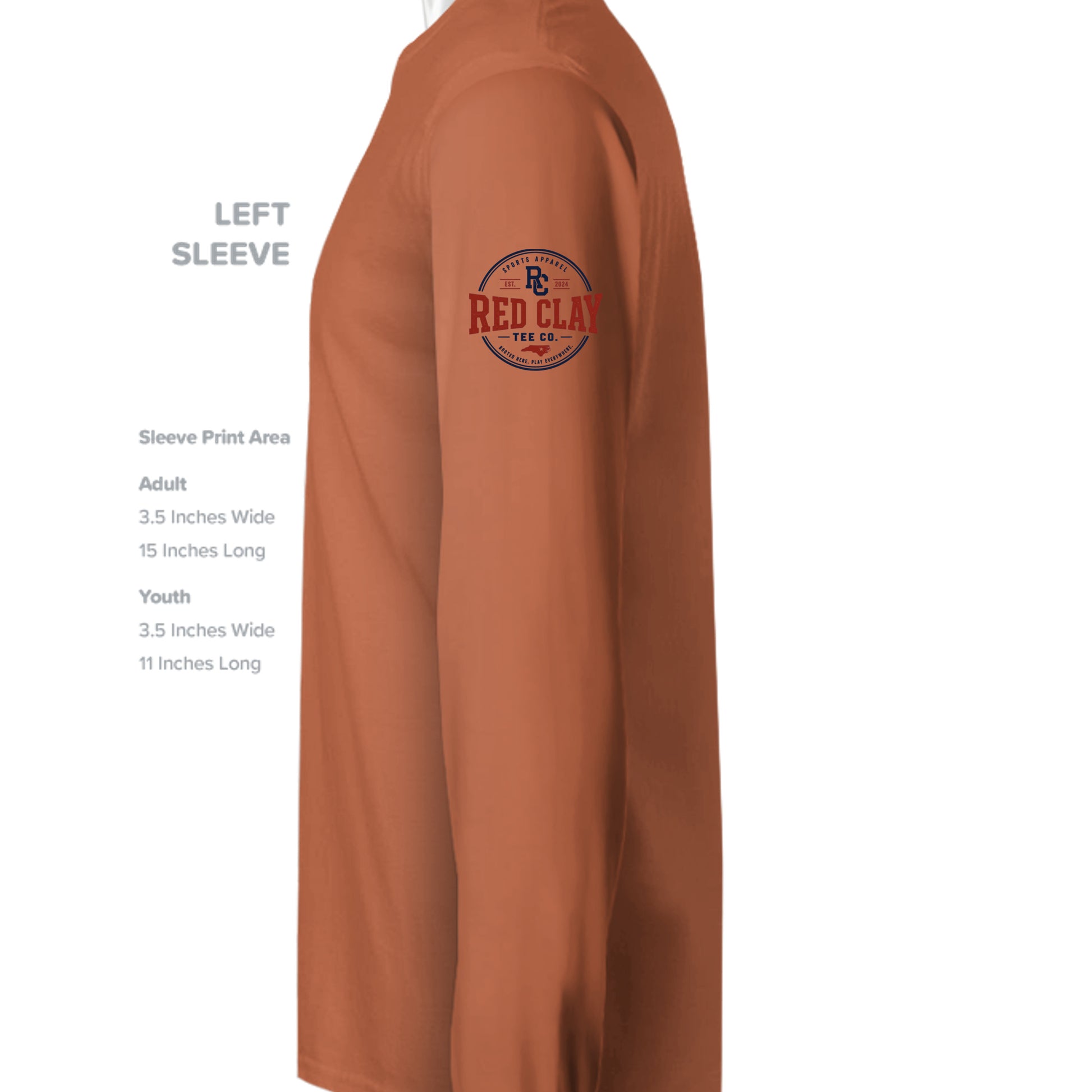 TEXAS ORANGE - G240 - SLEEVE_LEFT