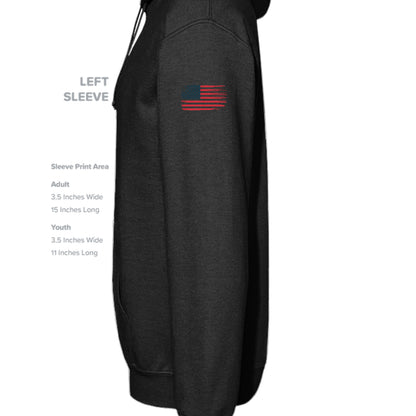 VINTAGE SMOKE - 3326 - SLEEVE_LEFT America Toddler Pullover Hoodie