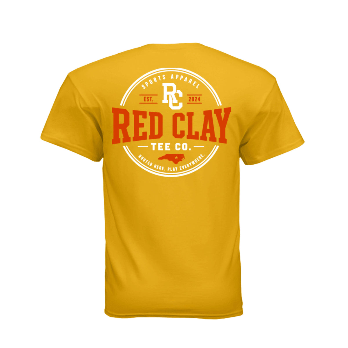 Adult basketball Blast graphic tee featuring a bold basketball graphic exploding on a blue shirt.