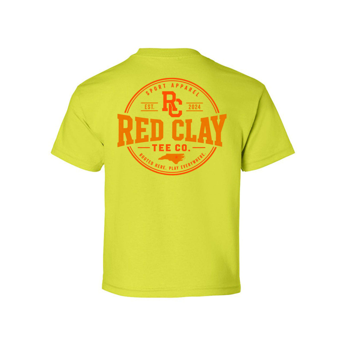Basketball Blast Youth Basketball Tee featuring a bold basketball graphic from Red Clay Tee Company.